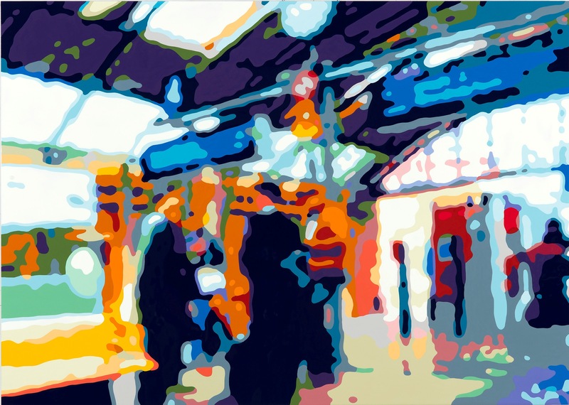 Konrad Winter: "Bahnhof Hackescher Markt" (2014)