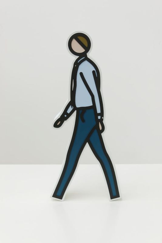 Julian Opie: "Bobby (aus der Serie "Walking statuettes")" (2017)