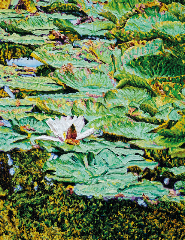 Katharina Gierlach - Cesky Krumlov, 2025, Öl auf Leinwand