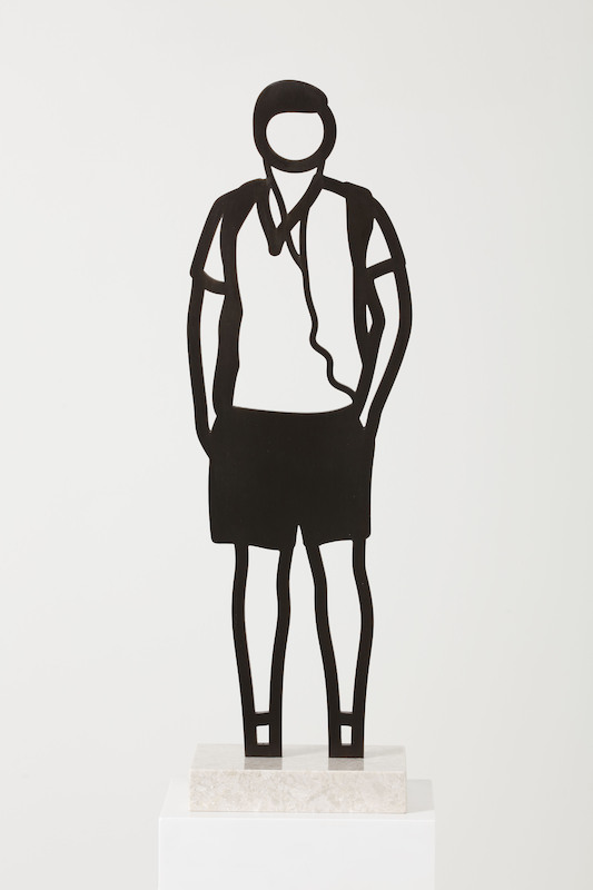 Julian Opie: "Earphones (from Boston Statuettes)" (2020)