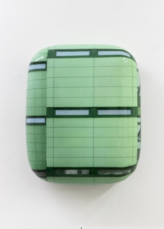 Hein Spellmann - Fassade 394, 2020, Silikon, Acryl, CLC-Print, Schaumstoff, Holz