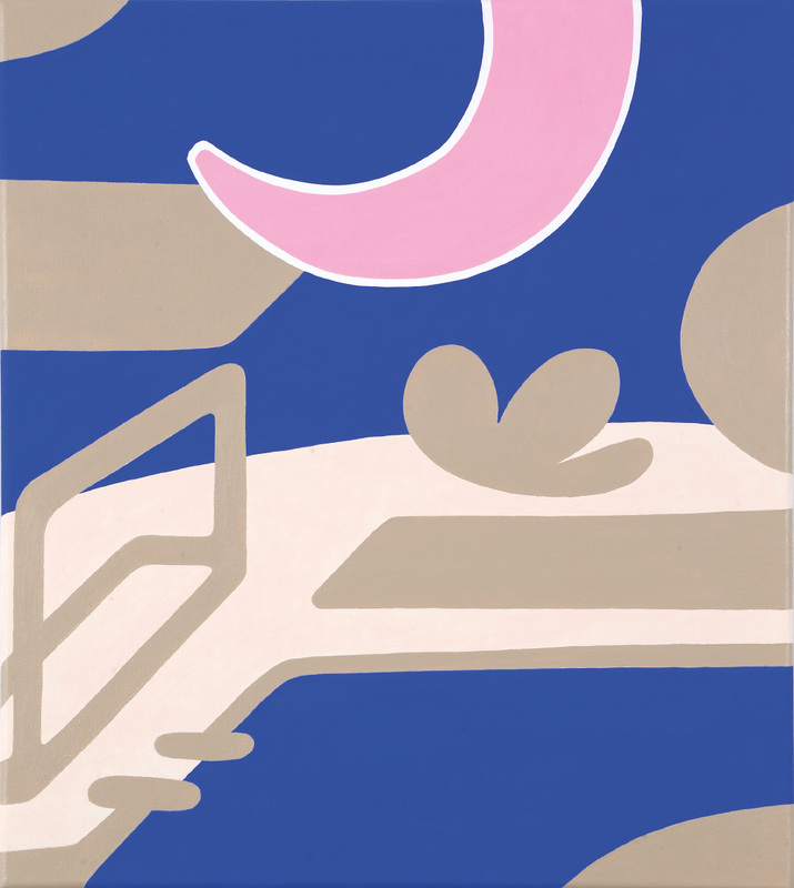 Leonard Korbus - Mineralbad Berg, 2025, Acrylic on canvas