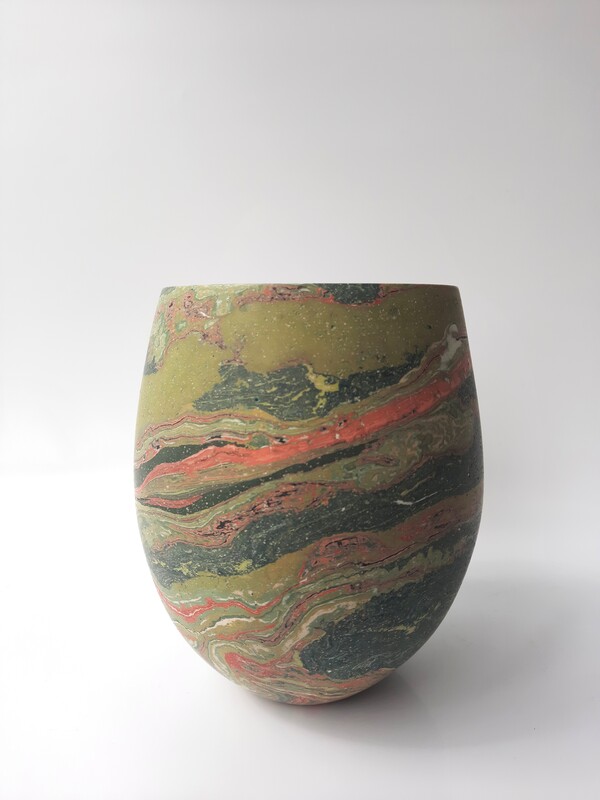 Dorothee Wenz - Landscape, 2025, colored clay and porcelain