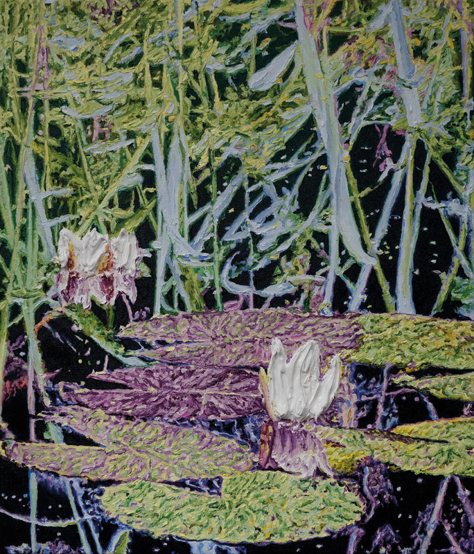 Katharina Gierlach - Nymphaea alba, 2025, Oil on canvas
