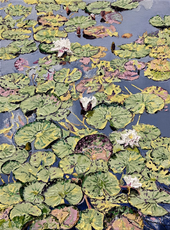 Katharina Gierlach - Nymphaea alba IV, 2024, Oil on canvas