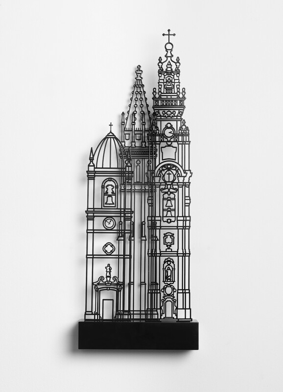 Julian Opie - Portuguese Towers 3, 2025, 