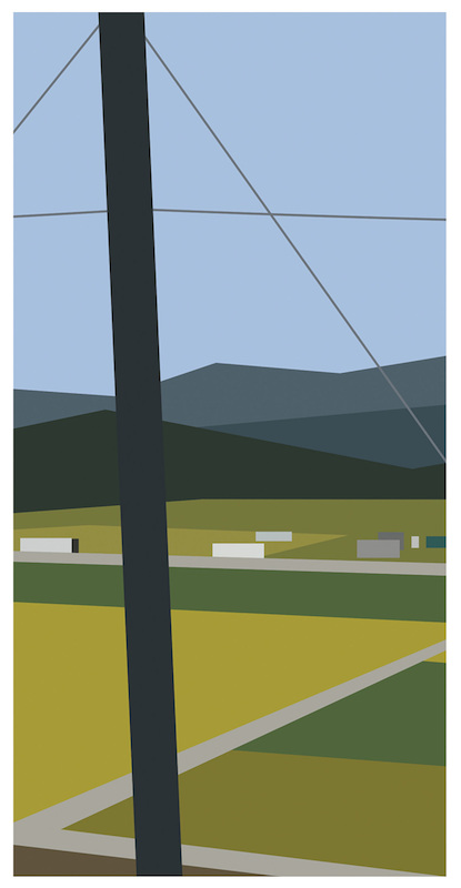 Julian Opie: "Seoul to Busan 2" (2018)