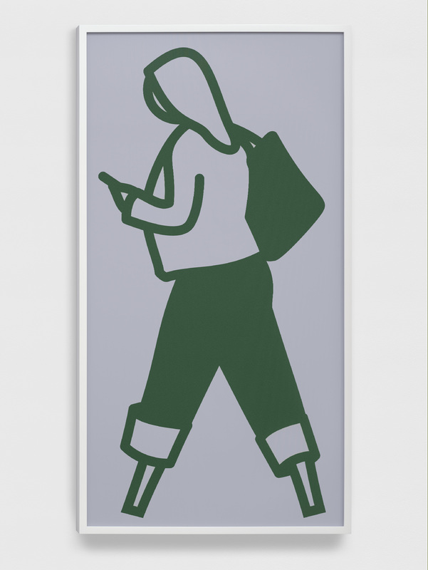 Julian Opie: "Turn ups (aus der Serie Crossing)" (2021)