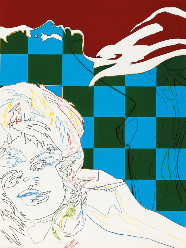 Werner Berges: "o.T. mit Quadraten" (1971)