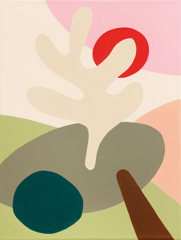 Leonard Korbus - campfire_1 (sunset), 2024, Öl und Acryl auf Leinwand