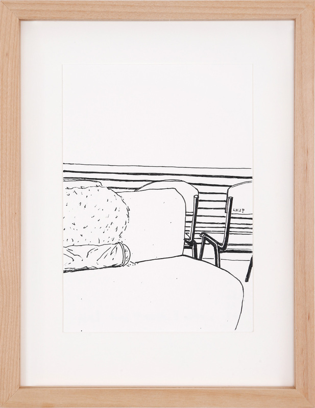 Leonard Korbus - Elmo_01, 2024, ink on paper