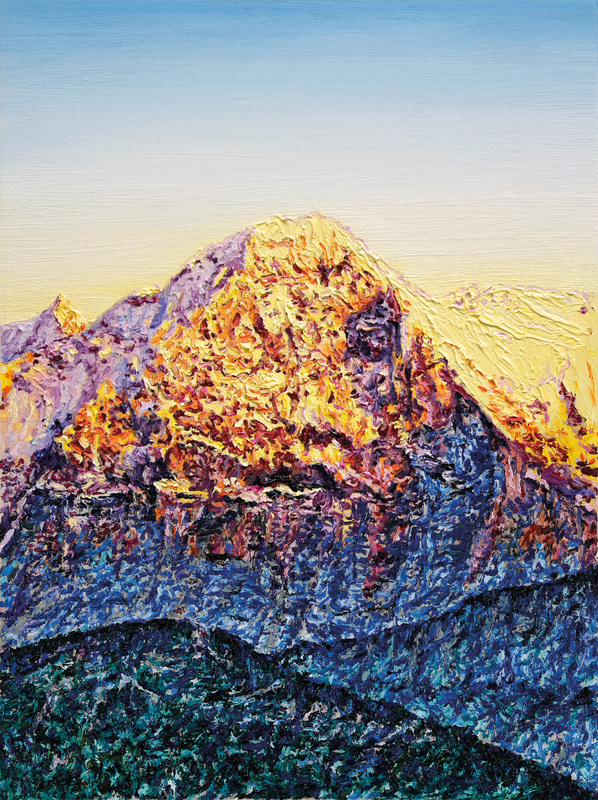 Katharina Gierlach - Eiger, 2025, Oil on canvas