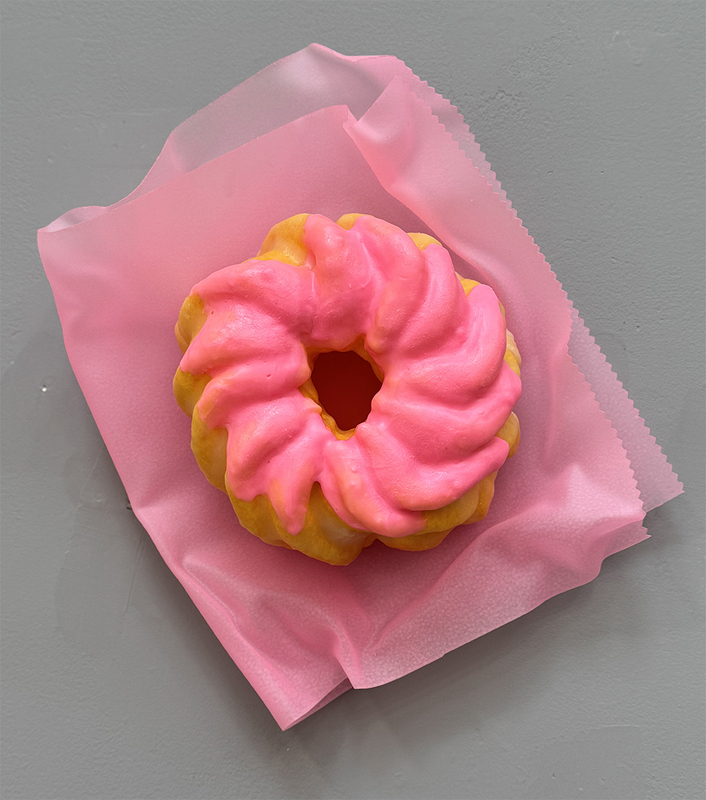 Peter Anton: "Pink French Cruller" (2025)