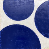 Maria Wallenstål-Schoenberg - Cycle Indigo, 2023, Öl auf Leinwand