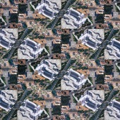 Uwe Poth - Rom, 2006, postcard assemblage on aluminium