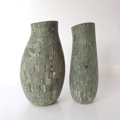 Dorothee Wenz - Zwei Gefäßformen - stehend (mit jeweils zwei Öffnungen)