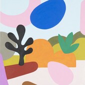 Leonard Korbus - El Chorro, 2025, Ölpastell auf Papier