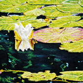 Katharina Gierlach - Am Scheerbach II, 2023, Öl auf Leinwand