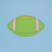 Michael Craig-Martin - Sports Balls (American Football)
