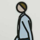 Julian Opie - Bobby (aus der Serie "Walking statuettes")