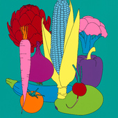 Michael Craig-Martin - Domesticated Nature: Vegetables