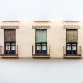 Hein Spellmann - Fassade 387 (Balcones), 2020, silicone, acrylic, CLC print, foam, wood
