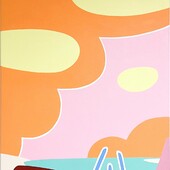 Leonard Korbus - Folgelandschaft_01 (Leipzig_Süd), 2025, Acryl auf Leinwand