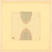 Petra Scheibe Teplitz - 021521, 2018, modifizierte Schießscheiben, Acrylfarbe