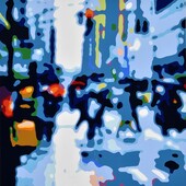 Konrad Winter - Kühl, 2024, Autolack auf Aluminium, manuelle Malerei