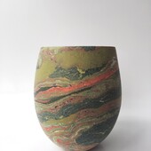 Dorothee Wenz - Landscape, 2025, eingefärbter Ton und Porzellan