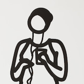 Julian Opie - Leggings (from Boston Statuettes)