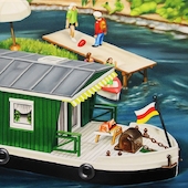 Günter Beier - Moselglück, 2016, Öl auf Leinwand