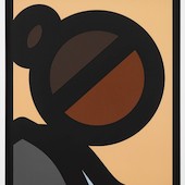 Julian Opie - Paper Head 4