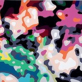 Konrad Winter - A Rosegarden 15 (Vorzugsausgabe), 2020, Autolack auf Aluminium, manuelle Malerei