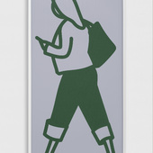 Julian Opie - Turn ups (aus der Serie Crossing)