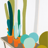 Leonard Korbus - Alone in Sweden, 2024, Acryl auf Leinwand