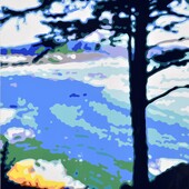 Konrad Winter - Pacific, 2025, Autolack auf Aluminium