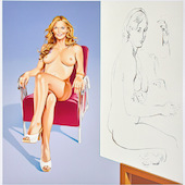 Mel Ramos - Drawing Lesson