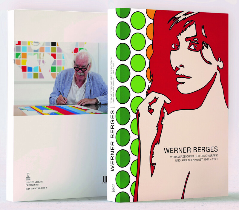 Werner Berges - Werkverzeichnis mit Vorzugsausgabe "berges" (gerahmt), 2021, Siebdruck in drei Farben auf 300g Somerset Satin