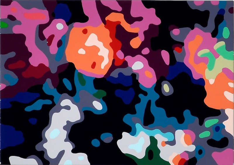 Konrad Winter - A Rosegarden 1 (Vorzugsausgabe), 2020, Autolack auf Aluminium, manuelle Malerei