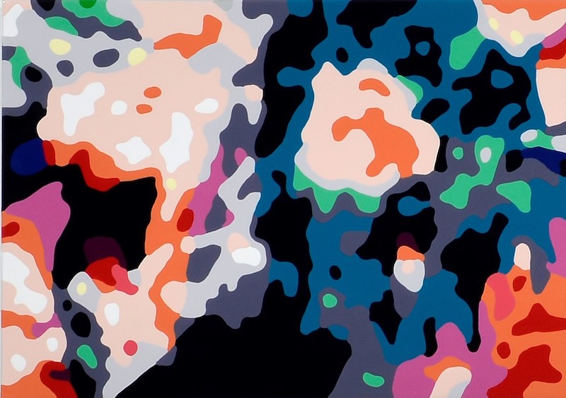 Konrad Winter - A Rosegarden 16 (Vorzugsausgabe), 2020, Autolack auf Aluminium, manuelle Malerei