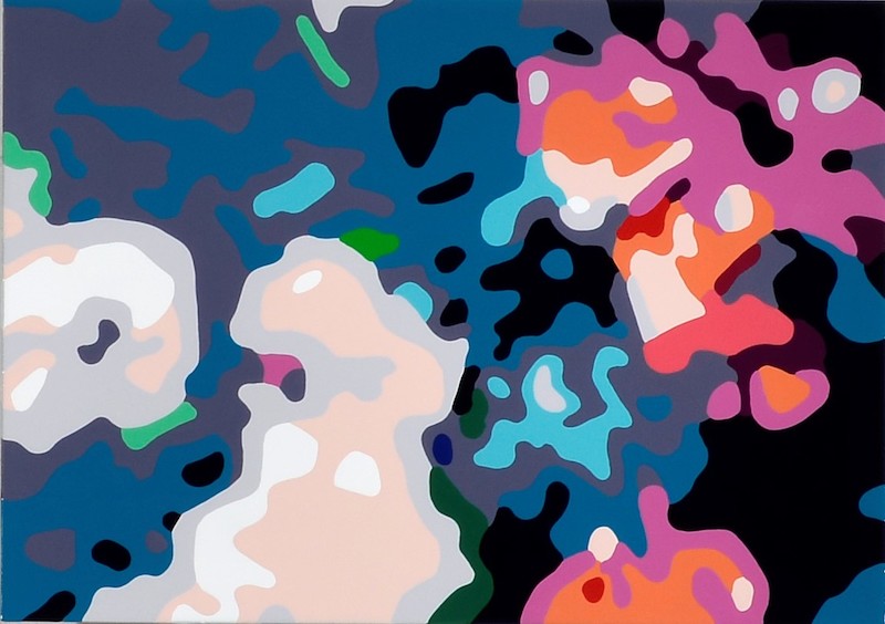 Konrad Winter - A Rosegarden 5 (Vorzugsausgabe), 2020, Autolack auf Aluminium, manuelle Malerei