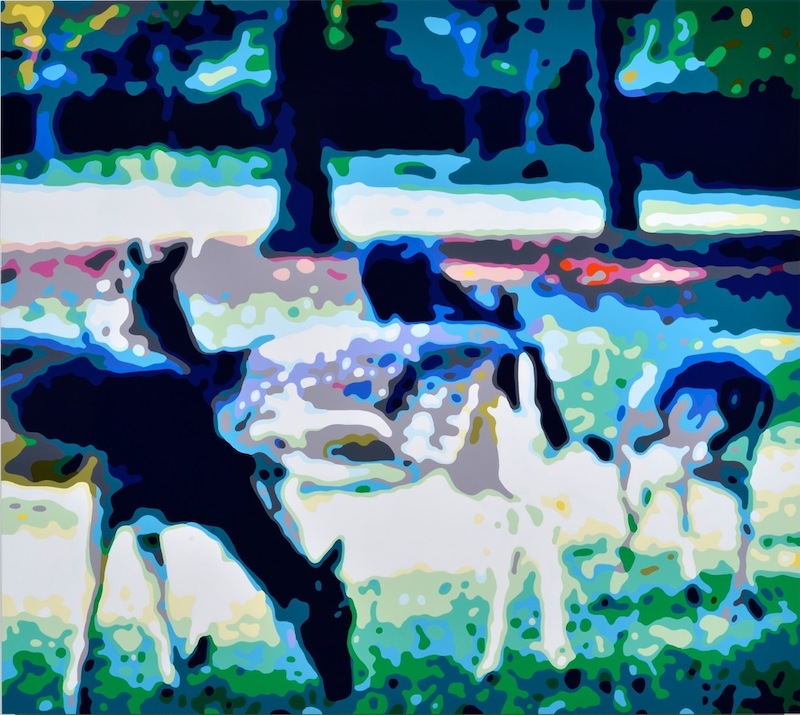 Konrad Winter - Wild, 2020, Autolack auf Aluminium, manuelle Malerei