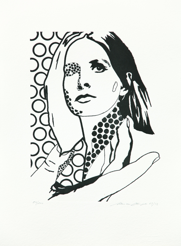 Werner Berges - Emma, 2012 / 1969, Prägung/Radierung auf Büttenpapier