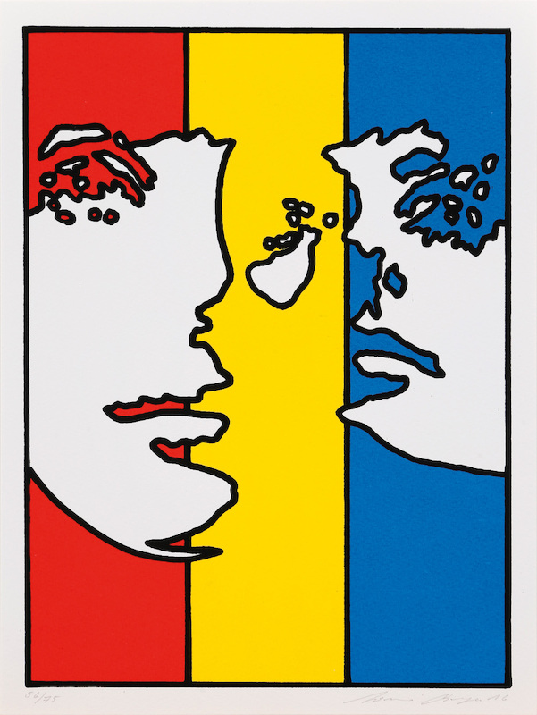 Werner Berges - ohne Titel I, 2016, Siebdruck