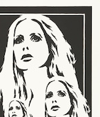 Werner Berges - Holzschnitt: Die Frau des Künstlers, 2007, Holzschnitt