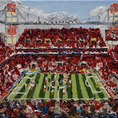 Katharina Gierlach - FC Köln - VfL Wolfsburg, 2020, Öl auf Leinwand