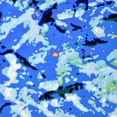 Konrad Winter - Klares Wasser, 2023, Autolack auf Aluminium