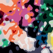 Konrad Winter - A Rosegarden 18 (Vorzugsausgabe), 2020, Autolack auf Aluminium, manuelle Malerei