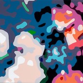 Konrad Winter - A Rosegarden 5 (Vorzugsausgabe), 2020, Autolack auf Aluminium, manuelle Malerei